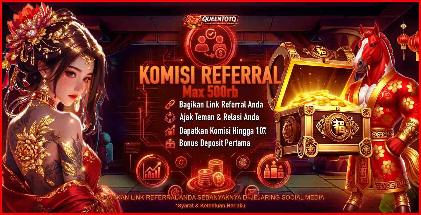 💰 MEGA BONUS REFERRAL 10% - QUEEN TOTO 💰